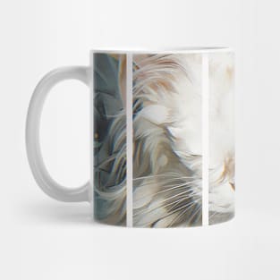 white cat Mug